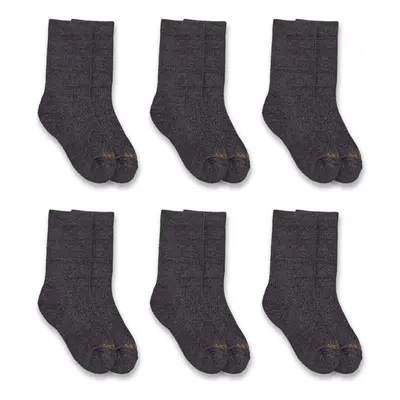 Carhartt Kids' Lightweight Crew Sock Pack Black Large