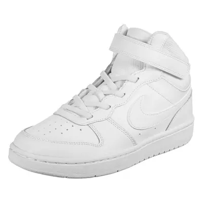 Nike Court Borough Mid (Big Kid) White/White/White