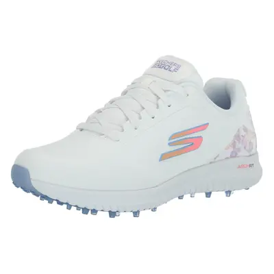 Skechers Women's Max Arch Fit Golf Shoe Sneaker White Floral Waterpro