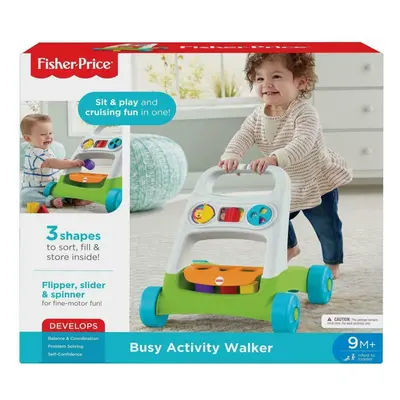 FISHER PRICE BABY FIRST STEP ACTIVITY PUSH WALKER SIT & PLAY STROLLER