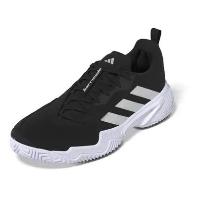 adidas Womens Barricade Sneaker Core BlackSilver MetallicWhite