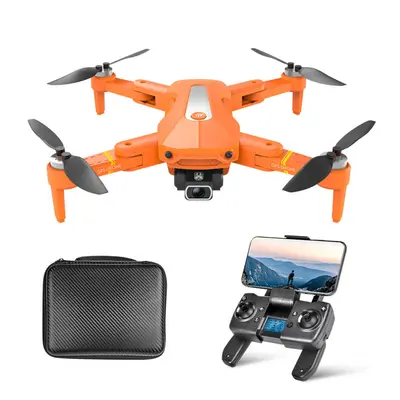 (Orange, One Battery) GPS 5G WiFi FPV with 720P Dual Camera 20mins Flight Time Foldable Brushles