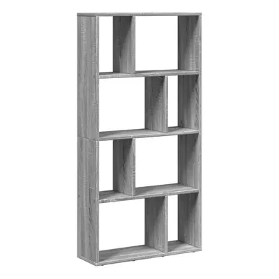 (grey sonoma, x x cm) vidaXL Bookcase Bookshelf Storage Cabinet Book Stand Book Rack Engineered 