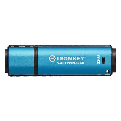 Kingston IronKey Vault Privacy 32GB Encrypted USB | FIPS | AES-256bit | BadUSB Attack Protection