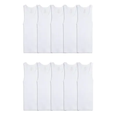 Fruit of the Loom boys Cotton Tank Top Undershirt (Multipack) Underwea