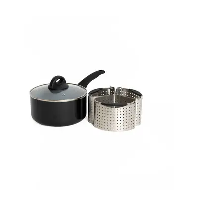 MasterClass Ceramic Non-Stick Eco Saucepan, 20cm, Sleeved MasterClass Stainless Steel Saucepan D