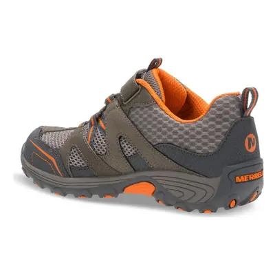 Merrell unisex child Trail Chaser Hiking Sneaker Gunsmoke/Orange B