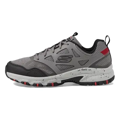 Skechers Men's Hillcrerst Vast Adventure Oxford Charcoal/Red 10.5 Wi