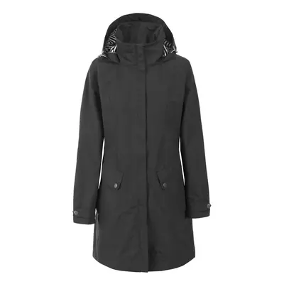 (L, Black) Trespass Womens/Ladies Rainy Day Waterproof Jacket