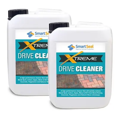 (2 x Litres) Smartseal Drive Clean Xtreme - Powerful, Fast Acting, Effective, Driveway Cleaner f