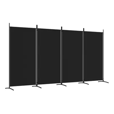 (Black, x cm (W x H)) vidaXL Room Divider Wall Partition Screen Panel Room Separator Privacy Scr