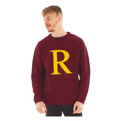 (Medium) Harry Potter Christmas Jumper (Mens Red)