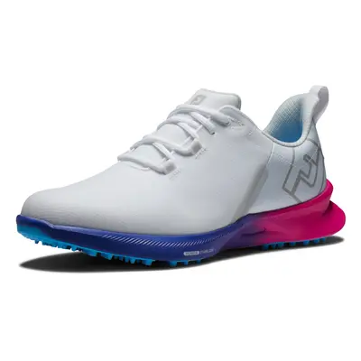 FootJoy Men's FJ Fuel Sport Golf Shoe White/Blue/Pink