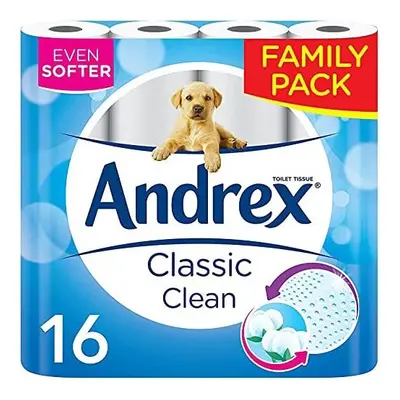 Andrex Toilet Roll - Classic Clean Toilet Paper, Toilet Rolls