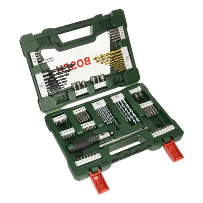 Bosch Drill and Screwdriver Bit Set with Ratchet Screwdriver and Magnetic Stick, Pieces