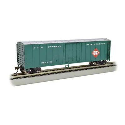 Bachmann Industries Steel Reefer Railway Express Freight Car 50'