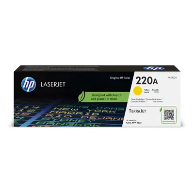 HP W2202A/220A Toner cartridge yellow, 1.8K pages ISO/IEC 19798...