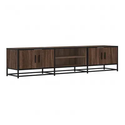 vidaXL TV Cabinet TV Stand Media Cabinet TV Unit Brown Oak Engineered Wood