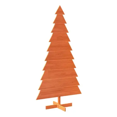 (wax brown, cm) vidaXL Wooden Christmas Tree for Decoration Xmas Tree Solid Wood Pine