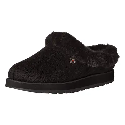 Skechers BOBS Women's Keepsakes Ice Angel Slipper Black/Black 5.5