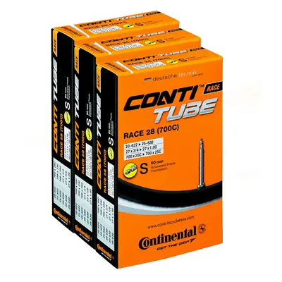 continental Unisexs Race Inner Tube Black 700c Road Pack of