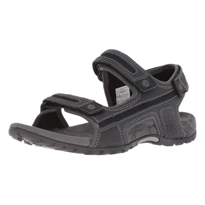 Merrell Men's Sandspur Oak Sandal Black/Granite Medium US