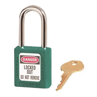 Master Lock 410TEAL Teal Zenex Safety Padlock with Short Body 1/4