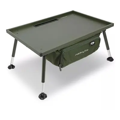 NGT Profiler Bivvy Table - Large Heavy Duty Table with Drop Down Storage Bag and Adjustable Legs