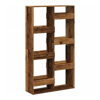 (old wood, x x cm) vidaXL Book Cabinet/Room Divider Bookcase Storage Cabinet Bookshelf Old Wood