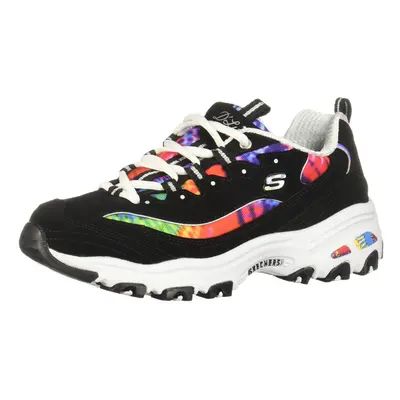 Skechers Womens DLites Summer Fiesta Sneaker Black Multi M US