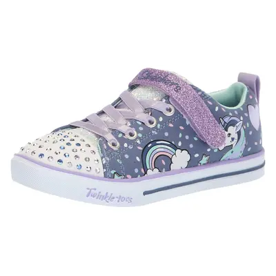 Skechers Kids Girls Sparkle LITE-Unicorn Craze Sneaker Denim/Lavender