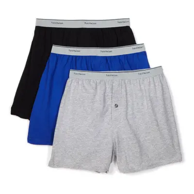 Fruit of the Loom Men's Knit Boxer With Exposed Waistband - Colors May Vary Assorted XX-Large(Pa