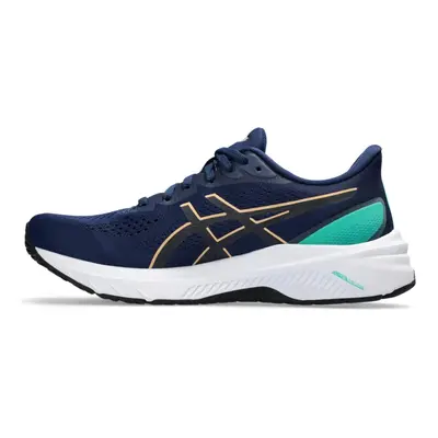 ASICS Women's GT-1000 Running Shoes 7.5 Blue Expanse/Champagne