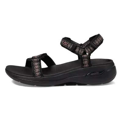 Skechers Women's Go Walk Arch Fit-Affinity Sandal Black