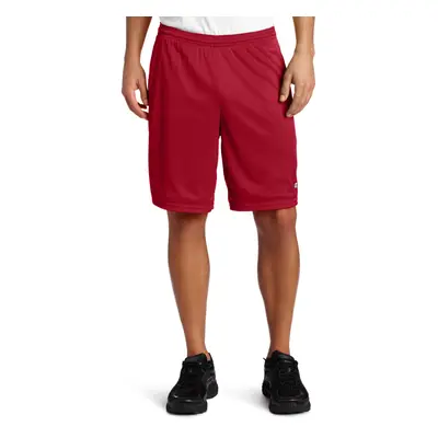 Champion Long Mesh Mens Shorts with Pockets L-Deep Garnet