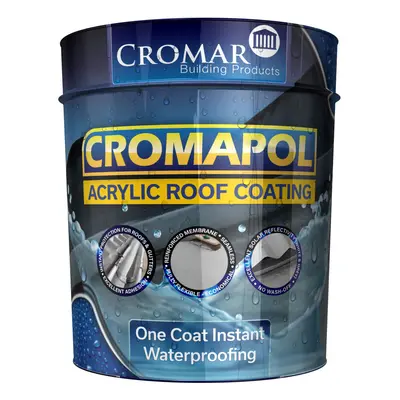 (Black, 20kg) Cromapol |Emergency Roof Repair|Roof Paint Sealant