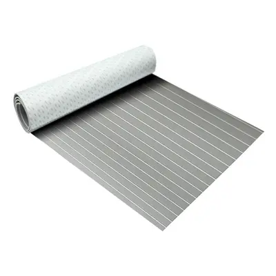 (Light Gray + White Stripes) Styles 900x2000x5mm Marine Flooring Faux Teak EVA Foam Decking Shee