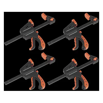 Ratchet Bar Clamp 150mm 4pc Set