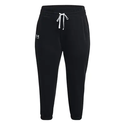 Under Armour Women's Rival Terry Joggers (001) / Black/White 2X