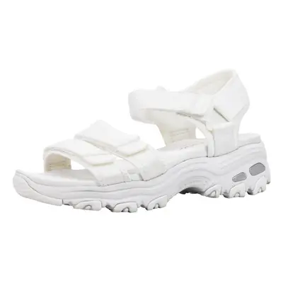 Skechers Women's D-Lites-Fresh Catch Sport Sandal White