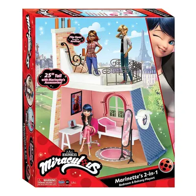 Miraculous 2in1 Balcony Bedroom Playset