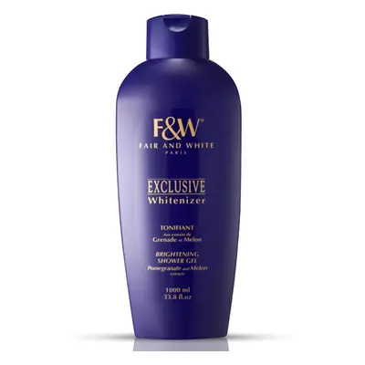 Fair & White Exclusive Shower Gel - Brightening, Hydrating, and Cleansing Formula - Enriched wit