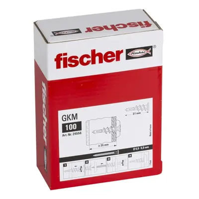 Fischer Plasterboard Metal Fixing Set Pieces Hardware Drywall Anchors