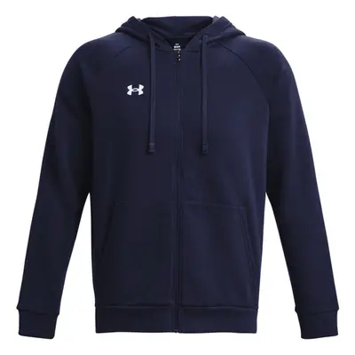 Under Armour Men's Rival Fleece FZ Hoodie Navy Blue 410