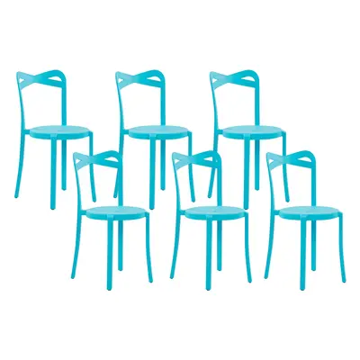 Set of Garden Chairs CAMOGLI Turquoise