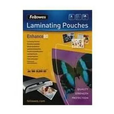 Fellowes Matt Pouches A4 100pcs. 80mÂµ laminator pouch