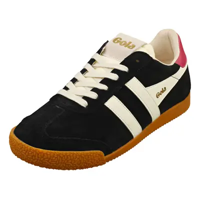 (4) Gola Elan Womens Casual Trainers in Black Off White