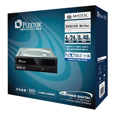 Digital Plextor PlexWriter 24X SATA DVD/RW Dual Layer Burner Drive Wri