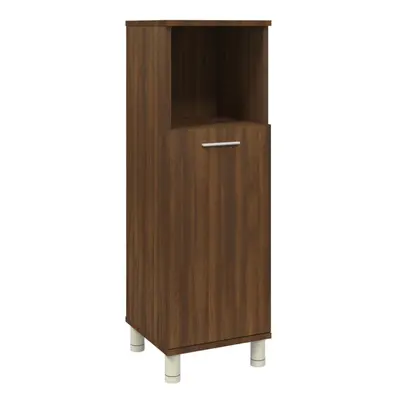 (Brown oak) vidaXL Bathroom Cabinet Engineered Wood Under Basin Cupboard Multi Colours