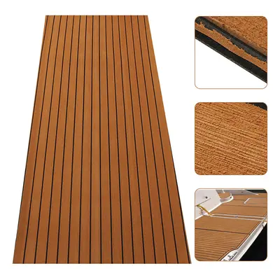 240cm x 90cm x 5mm EVA Foam Teak Sheet Boat Yacht Synthetic Teak Decking With Glue